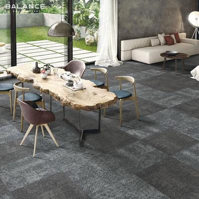 China MACHINE MADE Fashion Office Room Plain Nylon/PP Carpet Tiles for Modern Luxury for sale