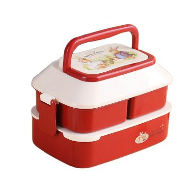 China Home 2021 LULA Food Grade pp Freshness Preservation Bento Lunch Box With Cutlery Set for sale