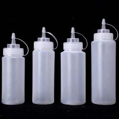 China New Design Casual High Quality Cheap Custom Packaging Empty Ketchup Soy Squeeze Sauce Plastic Bottle for sale