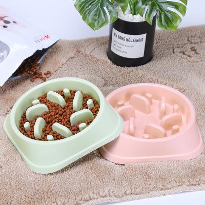 China Modern Wholesale White Feeding Slow Custom Food Eat Pet Feeder Dog Bowl for sale