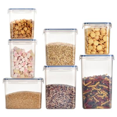 China Freshness Preservation Kitchen Storage and Preservation 7 Piece Grain Storage Box Noodles Sealed Jar Whole Snacks for sale