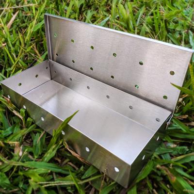 China Wholesale Casual Outdoor Stainless Steel Grill BBQ Wood Chip Smoker Box for sale