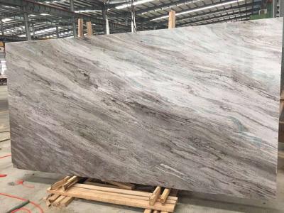 China Marmor-Platte Countertops-niedriges Strahlungs-Stein-Material Italiens Brown zu verkaufen