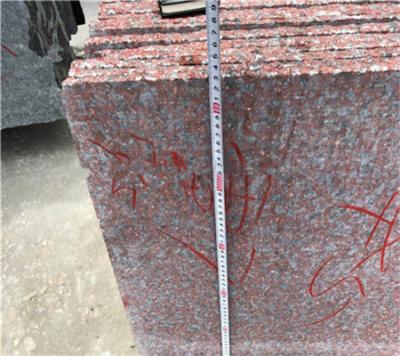 China South Africa Red Granite Stone Slabs Corrosion Resistant Design for sale