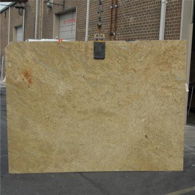 China Unique Gold Lazy Granite Kitchen Countertop Surface Polished Design for sale