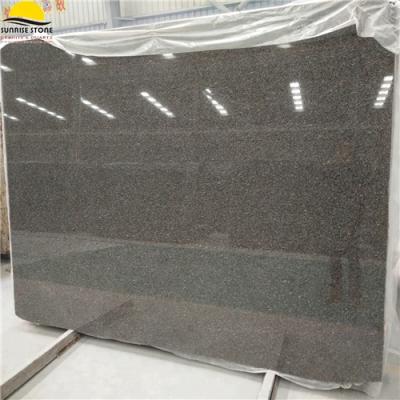 China Imperial Coffee Brown Granite Stone Slabs , Marble Looking Granite for sale