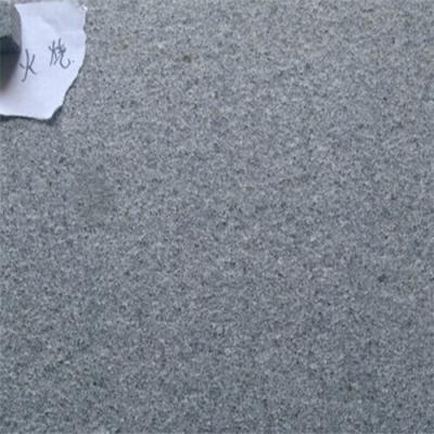 China Flamed Brushed Gray Granite Tile For Wall Cladding CE Certification for sale