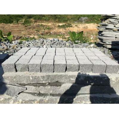 China Dark Grey Granite Paving Stones Exterior Decoration Eco - Friendly for sale