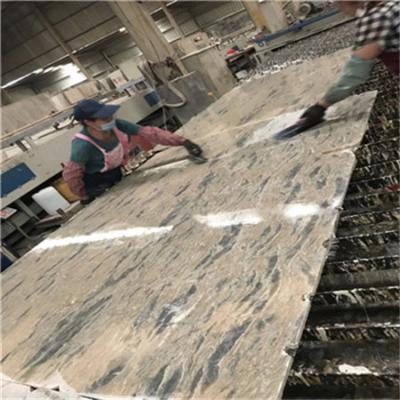 China Blue Apollo Gold Polished Marble Slabs Low Radiation Stone Material for sale