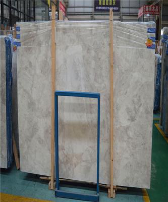 China Indoor Exquisite Marble Stone Slab , Honed White Carrara Marble for sale