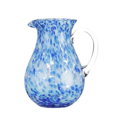 China Factory Wholesale Viable High Quality Cheap Irregular Glass Carafe Water Jug Glass Pitcher for sale