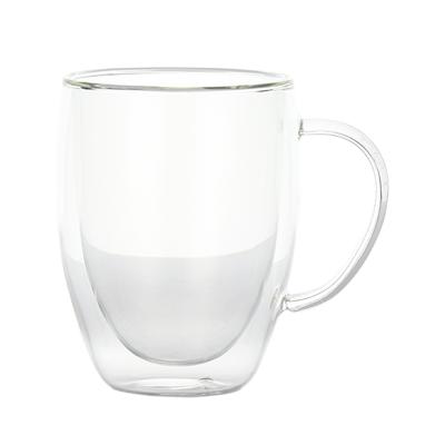 China Amazon CLASSIC Hot Sales Double Wall Tea Cup Coffee Mug Clear Coffee Mug for sale