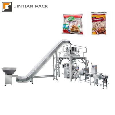 China Food CE Chicken Legs Dumpling Frozen Food Weigher Packing Machine zu verkaufen