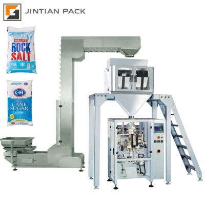 China Food CE Linear Weigher 100g 200g 300g 500g Salt Sugar Packing Machine Manufacturers for sale