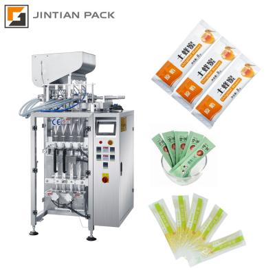 China Multi Lane Food JINTIAN Line Sugar Coffee Powder Stick Packing Machine zu verkaufen