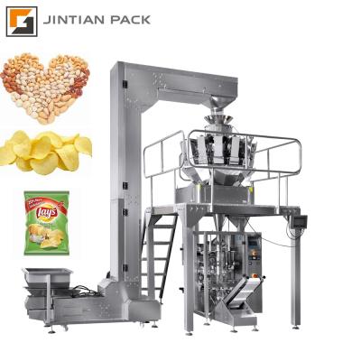 China Multihead Automatic Weigher Nut Pistachio Almond Food Peanut Vertical Packing Machine Te koop