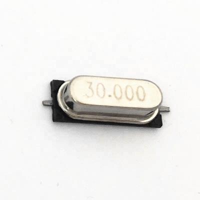 China Passive crystal oscillator 30MHz 30.000MHZ 18PF 49smd 30.000MHZ for sale