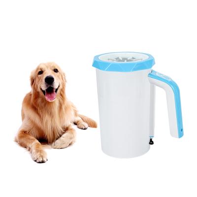 China Usb Confirmed Auto Pursuit Seal Portable Dog Paw Cleaner Portable Dog Paw Foot Washer Automatic Dog Paw Foot Washer for sale