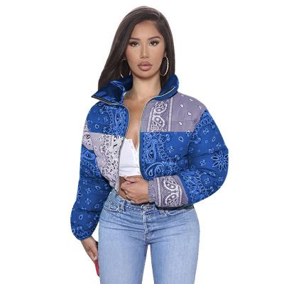 China XILAN XL0172 2021 Fashion Girls Breathable Jackets Stripper Bubble Crop Coats Thick Bandana Jacket Women Coat for sale