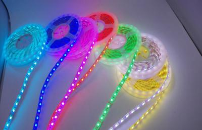 China Outdoor IP65 Waterproof RGB 60leds Per Meter SMD5050 Led Strip Tape for sale