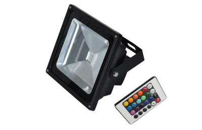 China 50000H Long Lifespan 30W Remote Control RGB LED Flood Light 3000lm Super Bright for sale