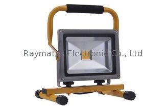 China Red / Yellow 10W LED Rechargeable Floodlight High Brightness IP65 CE RoHS for sale