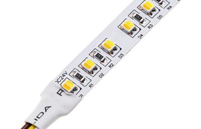 China 3527 IP20 High Power Led Strip Two Different Color Temperature In One SMD Chip for sale