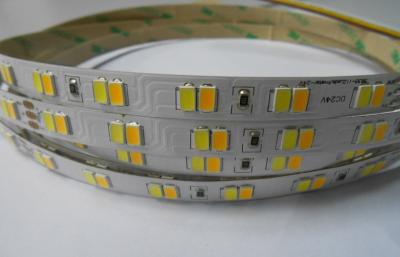 China Comercial SMD5630 Two Color LED Strip 112 Leds / M 50lm - 55lm for sale