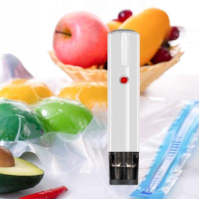 China Outdoor ABS Vacuum Sealer Mini Household Vacuum Food Sealing Machine Rechargeable Handheld Food Vacuum Sealer Mini Battery Vacuum Pump For for sale