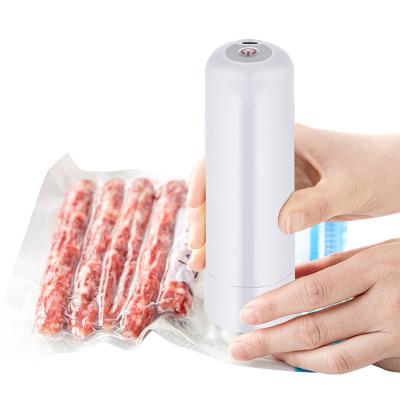 China Portable Rechargeable Automatic Kitchen Mini Home Vacuum Food Sealer Handheld Safe Use Vacuum Packing Machine USB for sale