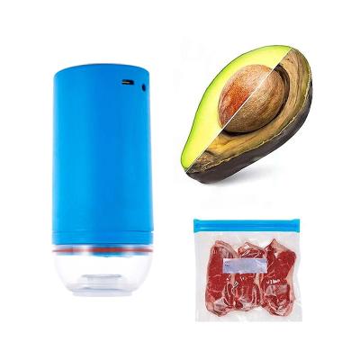 China Portable USB Mini Vacuum Food Sealer Small Kitchen Appliances Household Safe Electronic Handheld Automatic Use Vacuum Machine for sale