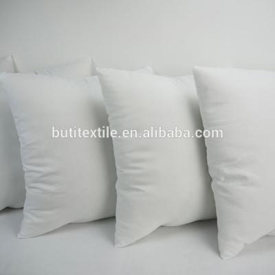 China 16x16 18x18 White Wholesale Custom PP Cotton Square Vacuum Packing Cushion Pillow Insert for sale