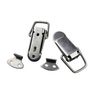 China Box Stainless Steel Spring Latch Hook Latch Flange Toggle Clip Duck Billed Buckles for sale