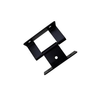 China Contemporary 16mm Cranked Black Wooden Toy Box Hardware Hinges For Door for sale