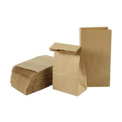 China SOS Brown Reusable Recyclable Gift Shopping Food Packaging Takeout Paper Bag Kraft Paper With Your Own Logo for sale