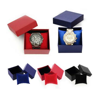 China OEM Styles Customized Private Label Cheap Simple Double Wrist Watch Packaging Handsome Man Women Ladies Gift Paper Boxes For Wrist Watch for sale