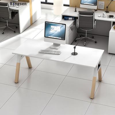 China white simple extendable office computer desk china office furniture home office computer table OEM for sale