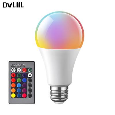 China Garden DVLIIL 5W 7W 9W 12W Diy Smart B22 E27 Lrf Lights Multi Color Voice Control 7w Led Light Bulb for sale