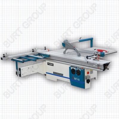 China SMV8 VERTICAL PANEL SAW WITH 3200MM SLIDING TABLE WITH MANUAL RISING & TILTING BLADE AND 350MM BLADE CAPACITY 400V 3PHASES for sale