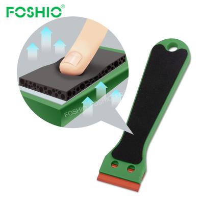 China Foshio Sustainable Wholesale Customize Stained Glass Painting Razor Scrapers for sale