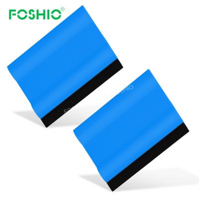 China Foshio Eco-Friendly Customize Blue Vinyl Installation Car Wrap Squeegee For Tinting for sale