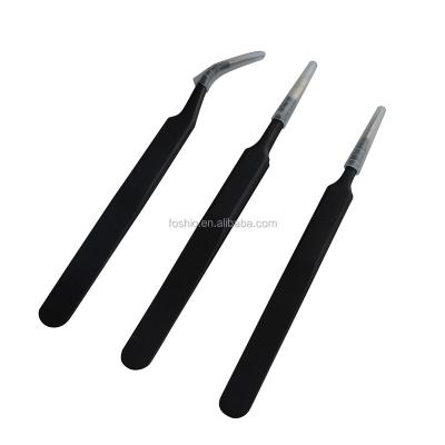 China Foshio Maker Eco-friendly Plastic Grip Vinyl Tweezers Wrapping Tool for sale