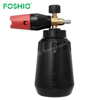 China Car Body Cleaning Foshio Car Detailing Supplies High Pressure Foam Canon Car Wash Cleaning Lance 1000ml for sale