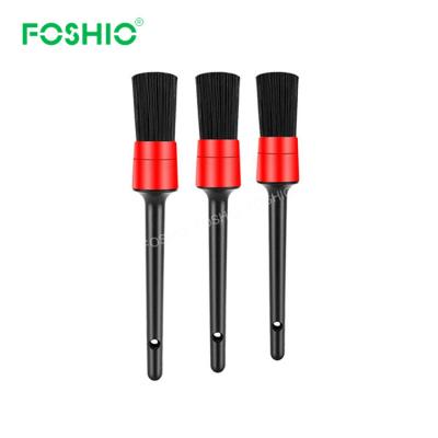 China Foshio Tools Durable Auto Detailing Car Wash Cleaning Brush Set for sale