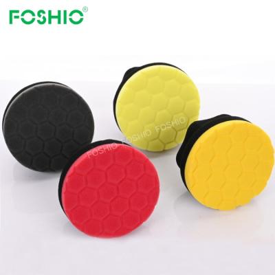 China Foshio Car Care Kit Hand-Held Foam Pad For Car Polish Perfect Polish Sponge for sale