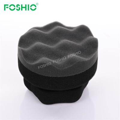 China Foshio Wholesale Car Perfect Polishing Detailing Polishers Pad Foam Black for sale