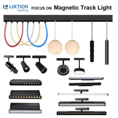 China Modern Magnetic track light led track light linear spot Aluminum Track Spotlight led magnetic light for sale