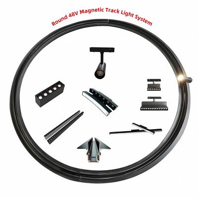 China Modern Sport Aluminium Rail Lamp Magnet Light Wall Washer Led Linear Magnetic Track Light System For Shop for sale