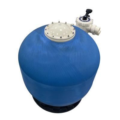 China Pool ; Aquaculture; Wholesale fiberglass aquaculture quartz Ras Systerm China factory resin sand filter pool water treatment frp blue sand filter for sale