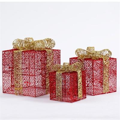 China Low MOQ Durable Material Gift Packaging Empty Activity Advent Lighting Christmas Decoration Box for sale